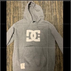 Gray Pull Over DC Hoodie